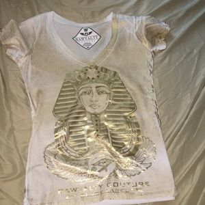 Rawyalty Couture gold shirt